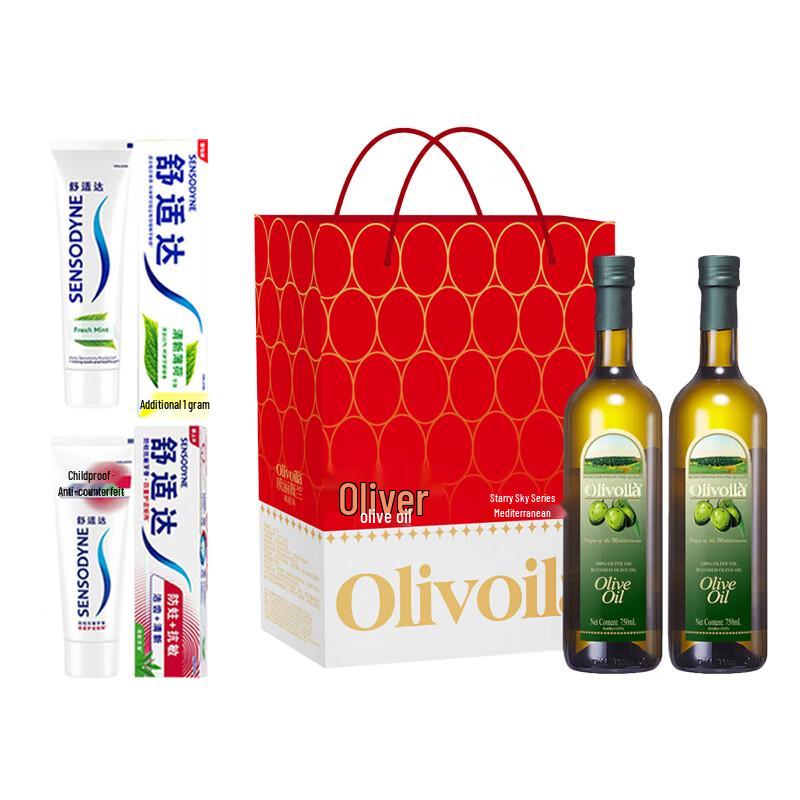 Sensodyne Toothpaste and Olive Oil Gift Set