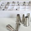 24-Piece Stainless Steel Flower Icing Nozzle Set for DIY Baking