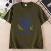 Funny Dog Moon Graphic T Shirts Cotton For Unisex Unisex Casual O Neck Short Sleeve TShirt Unisex Streetwear Casual Loose Tees