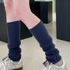 Womens Girls Lovely Leg Warmers Winter Knitted Leg Sleeves Goth Crochet Baggy Cuffs Ankle Heap Socks Tigh Highs Socks