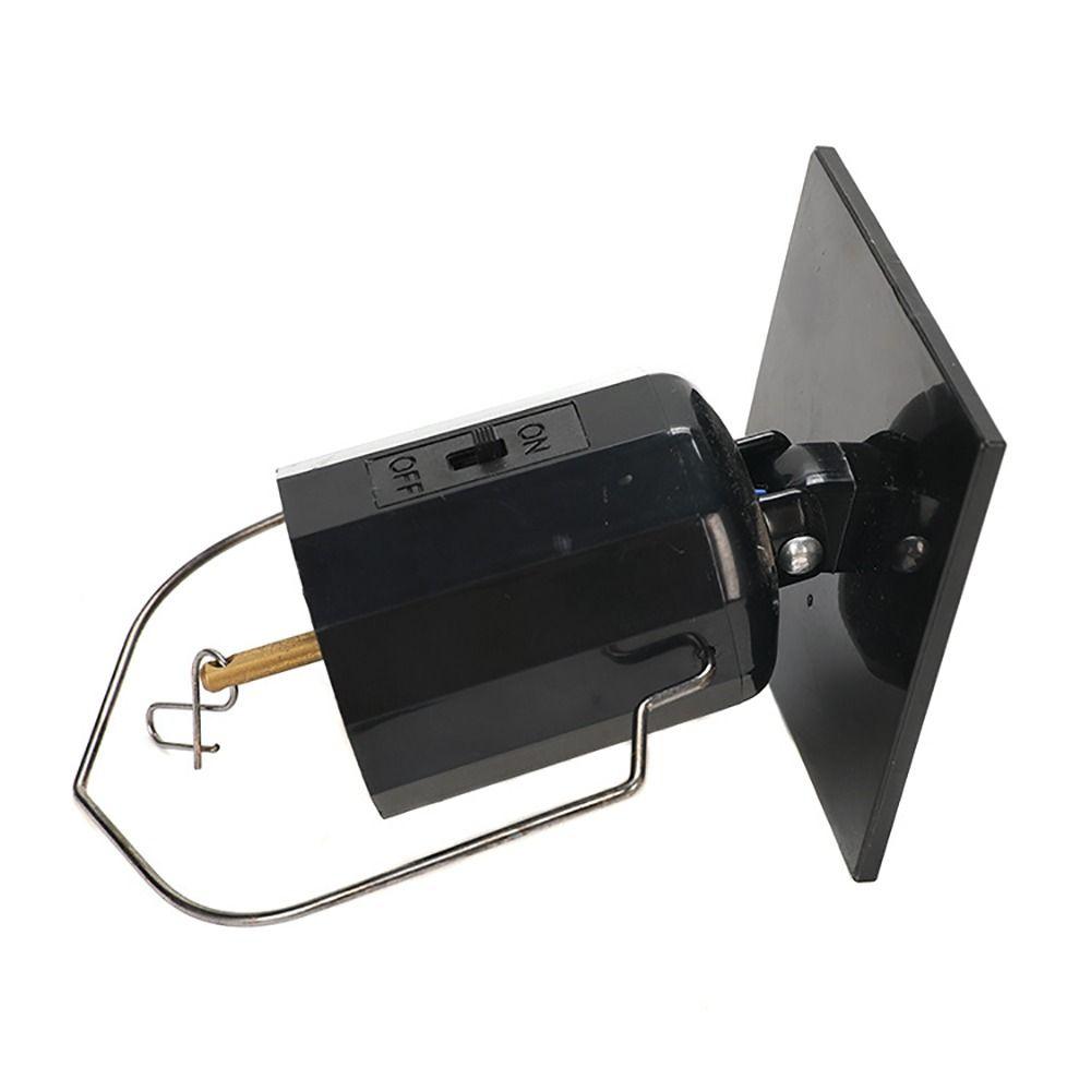 With Hook Wind Chime Motor Black Solar Rotating Motor Easy Installation Hanging Display Motor