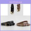 Minimalist Leather Lady Belt For Jeans With Nickel Alloy Closure For Spring 2026