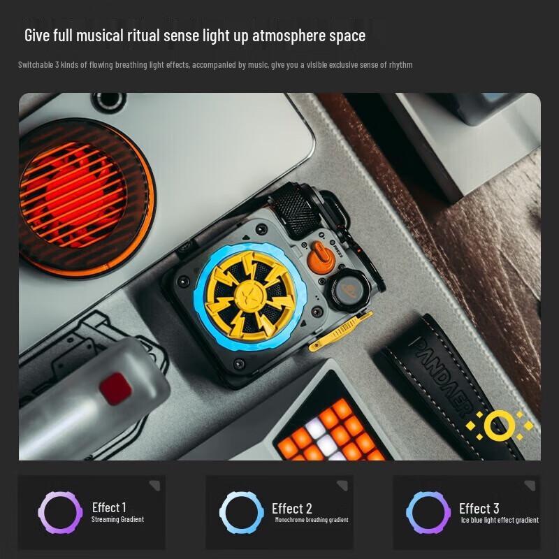 Mao Wang XOG Cube Meizu Co-branded Wireless Bluetooth Speaker with Fidget Spinner