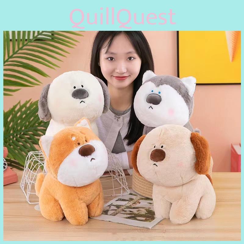 Adorable Husky Stuffed Animal Toy For Kids Soft And Cuddly Plush With Pp Cotton Filling, 25cm