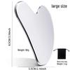 Stainless Steel Gua Sha Heart-Shaped Face & Body Massager