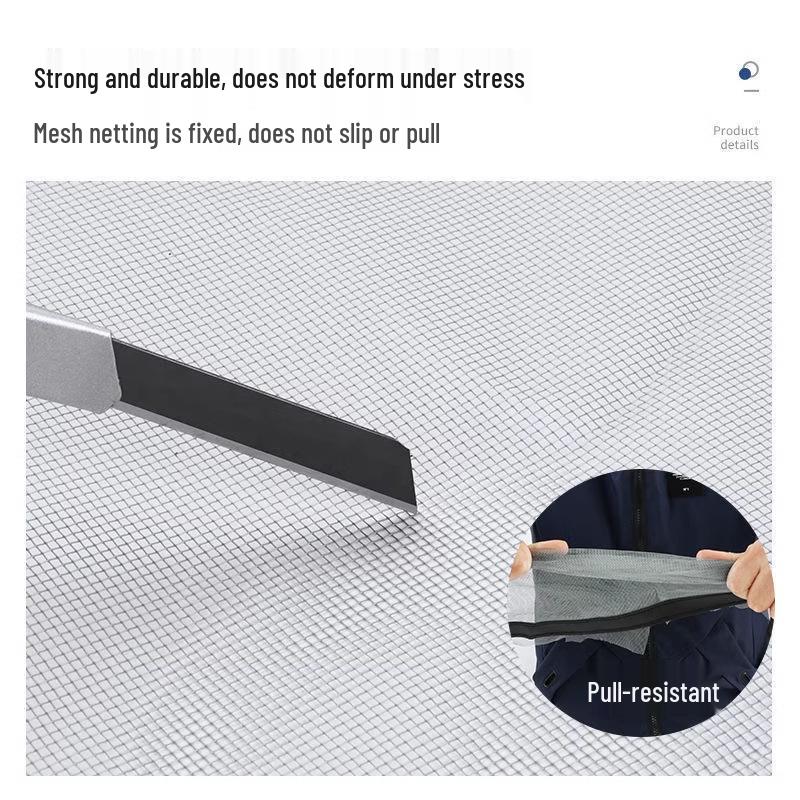 Thickened Self-Install Mosquito-Proof Screen for Summer: Invisible, Encrypted No-Punch Window Net for Home & Balcony