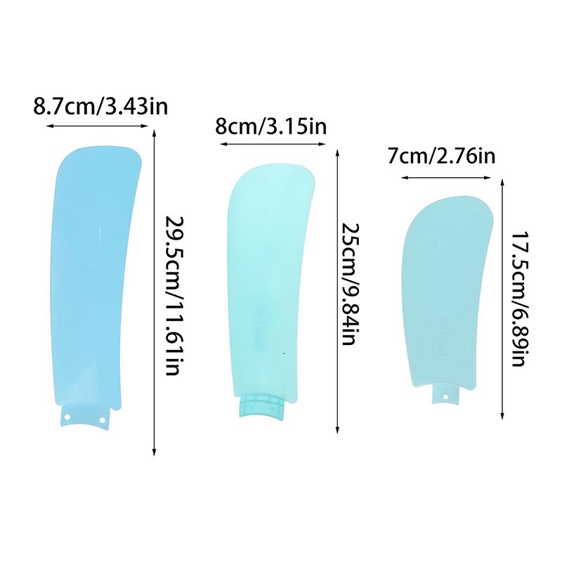 5Pcs/set Durable Plastic Fan Blades Universal Direct Insertion Small Fan Leaves 17.5/25/29.5cm Replacement Accessories For DIY