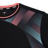 Dry Aeroflow Game Shirt, Short Sleeve, Dynamotion Fit, Highly Breathable, Perfect for Tennis and Badminton, Unisex, Black, Size S (62JAC012)