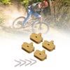 4 Sets Ketone-Based All Metal Bicycle Disc Brake Pads Electric Scooter Brake Pads  Bike Accessories