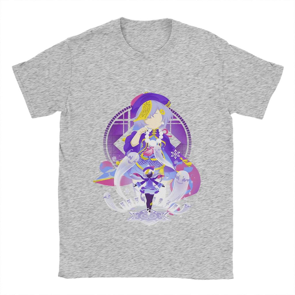 Genshin Impacts T Shirt Beach Harajuku TShirts Unisex Cotton ONeck Plus Size 5XL Tees ShortSleeve Aesthetic Tops
