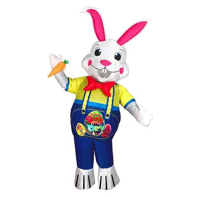 Disfraz inflable de conejito de Pascua para adultos