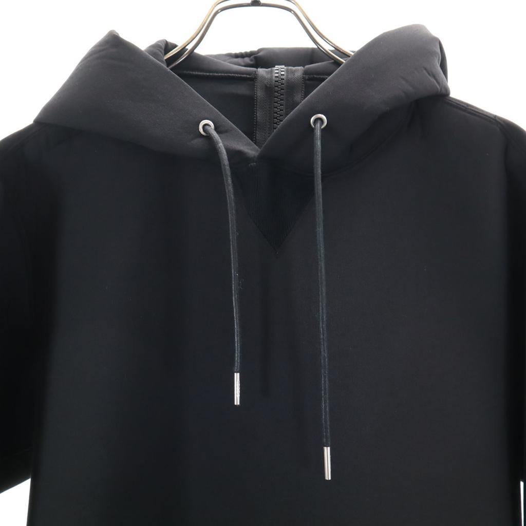 Sacai Made in Japan 23-06769 Long sleeve Bonded Cardboard Knit Hoodie one piece Women Used