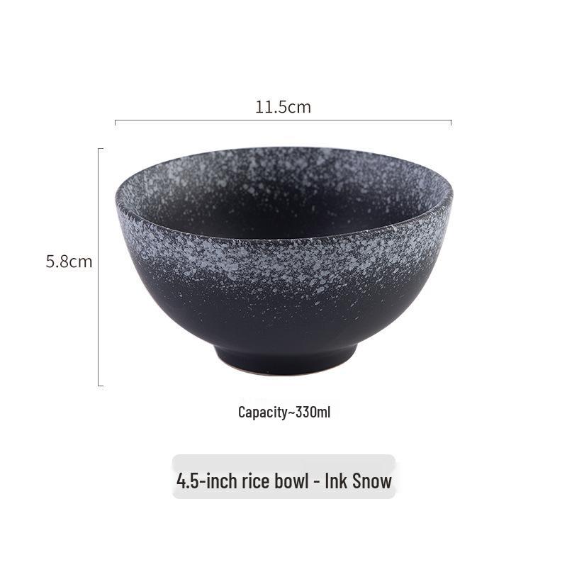 Japanese 5-Inch Rice Bowl: Versatile Tableware for Soup, Salad, and Meals