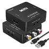 RCA to HDMI AV to HDMI Converter with USB Compatible with Older Network Car Navigation Converter, Cable, TVs, Set-Top Boxes, Xbox, PS4, Systems, etc.
