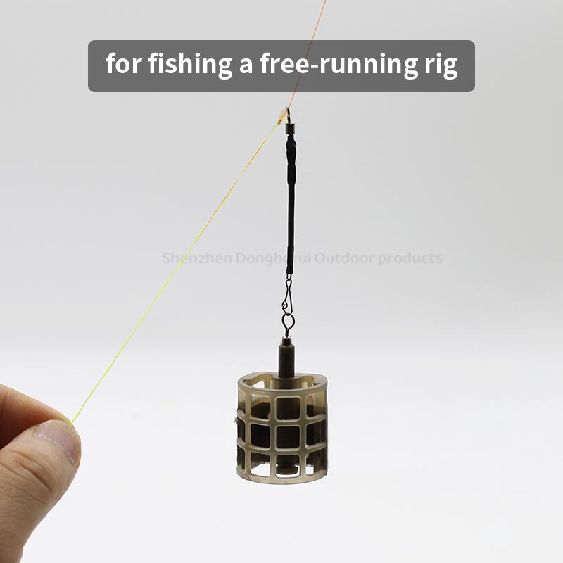 3pcs Carp Fishing Accessories Stiff Feeder Links 6/8cm Crimped Wire Rope For Fishing A Free-Running Rig Terminal Tackle