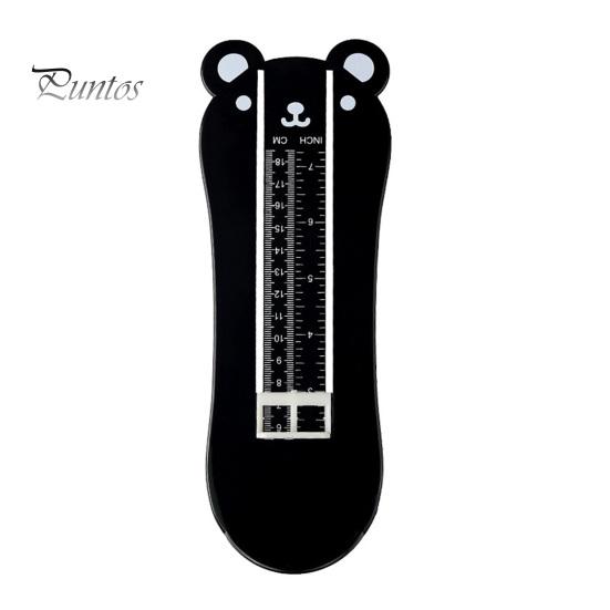 

Измерительный прибор для ног с изображением медведя для младенцев, детей и взрослых, измеритель длины стопы, линейка для измерения обуви, домашний измеритель стопы, точная таблица измерений чёрный