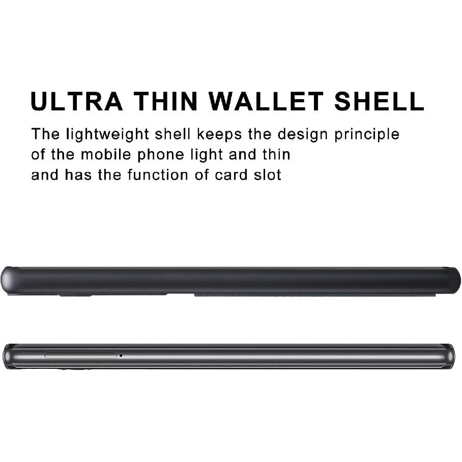 Kowauri Case for Google Pixel 7,PU Leather Wallet Case with Credit Card Slot Holder Ultra Slim Protector Case for Google Pixel 7 (Gray)