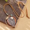 Trendige Boho-Halskette Elegante Stammes-Halskette Retro-Pulloverkette Schmuck