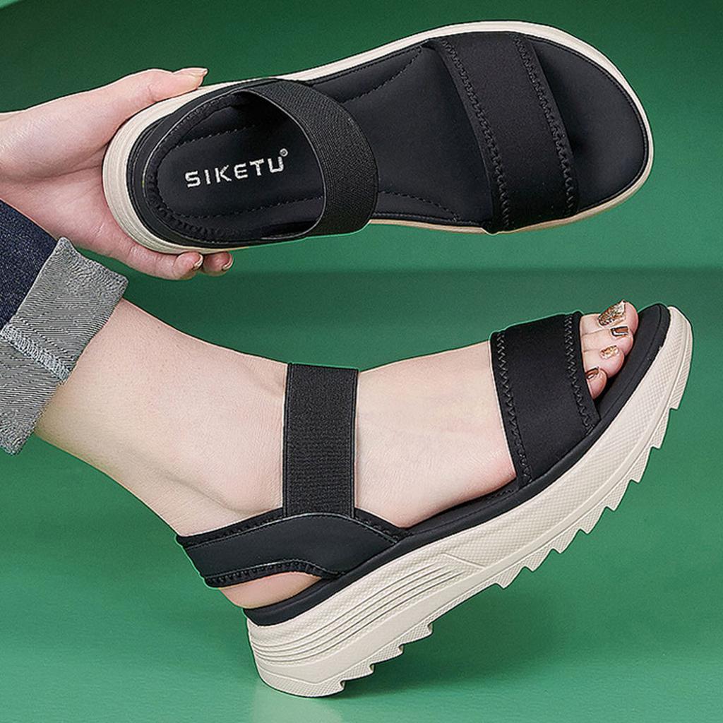 Shoes For Woman Summer Thick Soled Sandals Lightweight Non Slip Comfortable And Casual Sports Sandal Holiday Wear Women'S Shoe