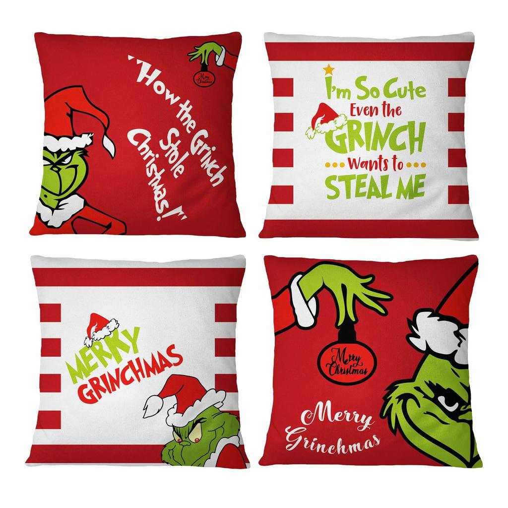 Merry Christmas, Throw Pillow Cover, 18 X 18 Inch, Winter Holiday, Cushion Cover Sofa Decoration, Christmas Decoration