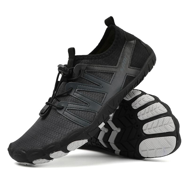 

Anti-slip Water Sports Shoes Unisex Quick Dry Swim Aqua Shoes Light Breathable Wading Sneakers for Fishing Surfing Boating EU:46 чорний