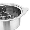 Shabu Shabu Divider Hot Pot Gas Stockpot Cooking Pot for Kitchen Travel
