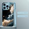 Clouds new Hot-selling protective case Phone Case Metallic paint Glass PhoneCase for iPhone 17 16 15 14 13 12pm Pro Plus