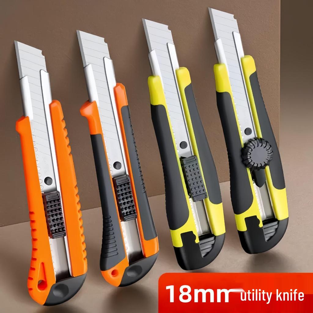 Large 18mm Utility Knife - Versatile Wallpaper and Paper Cutter