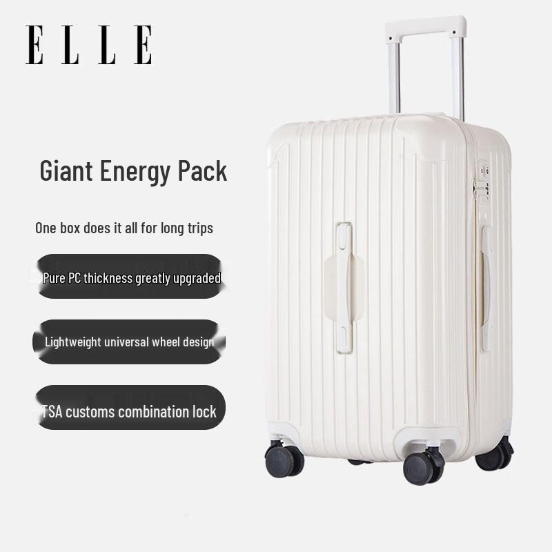 ELLE PC Hardside Spinner Luggage 24-inch Checked