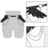 Spicy Girl Y2K Belt PU Leather Punk Waistband Trend Wing Rivet Belt  Cosplay Accessories
