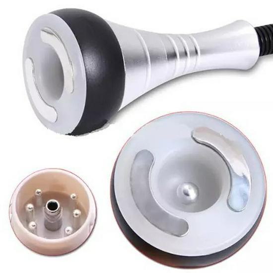 Six-in-One Beauty Device with 40K Head, 3-Pole, 4-Pole, and 6-Pole Handles, Vacuum Handle, Laser Plate, and Strap Accessories