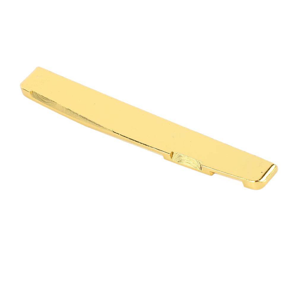 Acoustic Guitar Saddle Bridge Replacement Brass Metal Musical Instrument Accessories GL224 (1Pc)