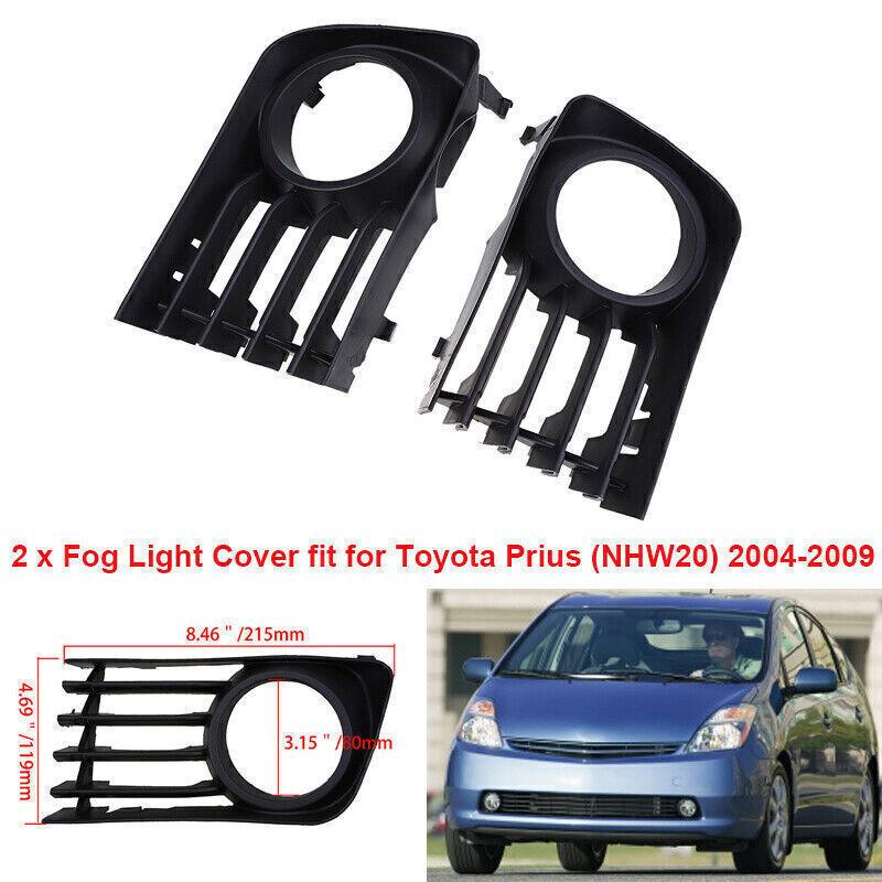 For Toyota Prius NHW20 2004 2005 2006 2007 2008 2009 Front Bumper Fog Light Lamp Grille Cover Trim Modification Accessories