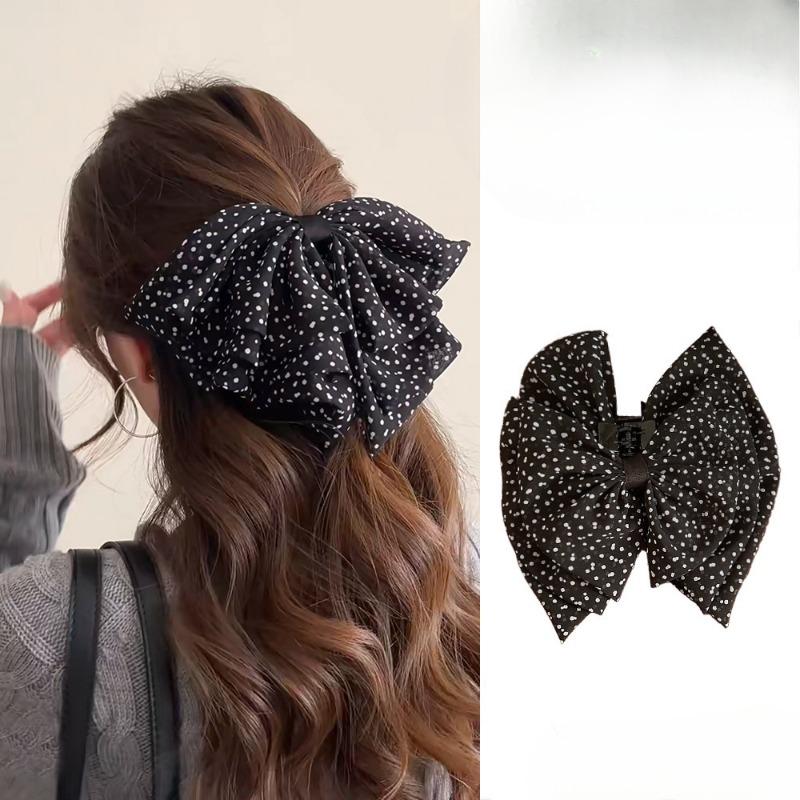 

Сухой Розовый Сетка Зажим-краб Среднего размера Задняя часть головы Пучок Зажим-акула Супер Фея Заколка для волос с кроличьими ушками Аксессуар для волос Rabbit ears - black