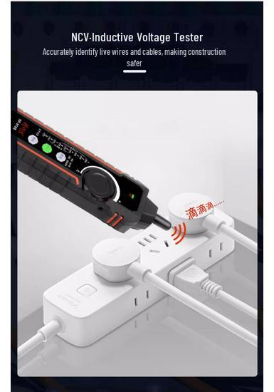 NF-918S Network Tester: Anti-Interference Ethernet Cable, PoE Line Tracker & Red Light Charging Pen