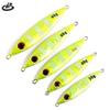 Hangxiang 30g 40g 50g 60g 70g 80g Jig Lure 6 Colors 3D Eyes Metal Jig Fishing Lure