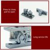 2Pcs Reinforced Spring Loaded Door Latches Zincs Alloys Construction Quiet Operations Rustproofed Heavy Use Lock