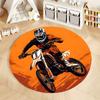 Dynamic Motorcycle Design for Adventure Enthusiasts' Spaces round carpet for home sofa bedroom, gift