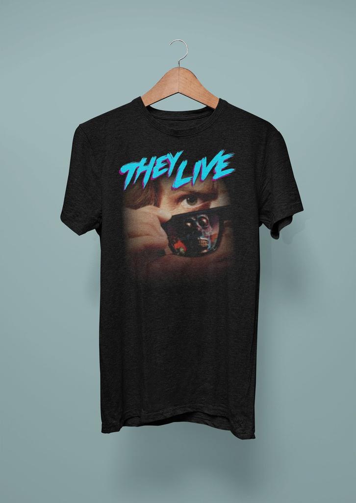 They Live Unisex Shirt | Cult Film 80s Horror Vintage T-Shirt, Gift Tee For You And Your Friends