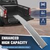 2 Pcs Aluminum Motorcycle Ramp Folding Anti-Slip Loading Ramp with Handle Truck Ramp for Pickup Trucks Dirt Bikes Motorcycles