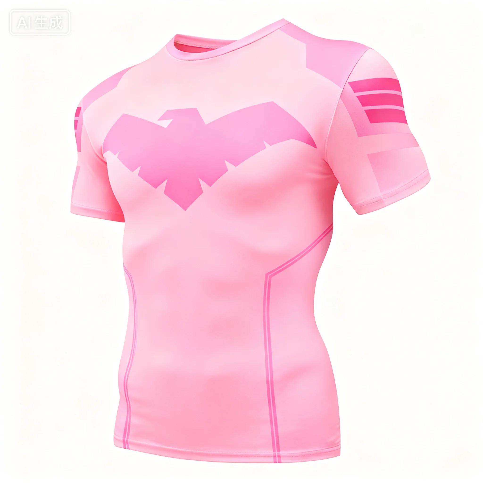 

Night Wing 3D Print Boxing Training Men T-shirt Summer Daily Outdoor Sports Fitness Casual Quick-drying Breathable Short-sleeve 6XL