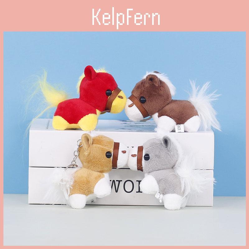 Plush Pony Keychain Cartoon Toy Bag Charm For Kids Gift