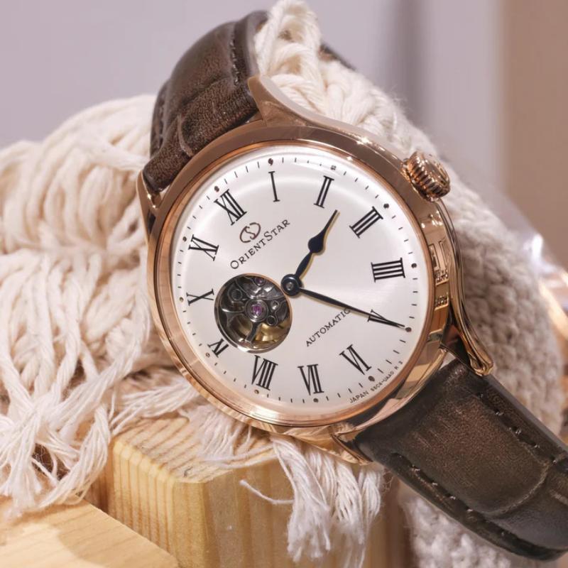 Orient Damen mechanische Golduhr RE-ND0003S00B