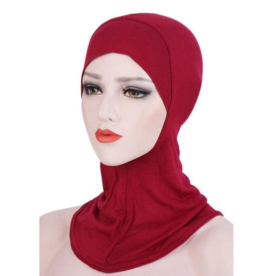 Damen Mercerisierter Muslimischer Turbanhut Innen Hijab Kappe Islamische Haube Abdeckung Schal