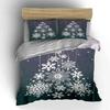 Snowflake Design Bedding Set Bedding Duvet Cover Set Duvet Cover Pillowcases (1 * Duvet Cover 2 * Pillowcases, Without Duvet Insert)