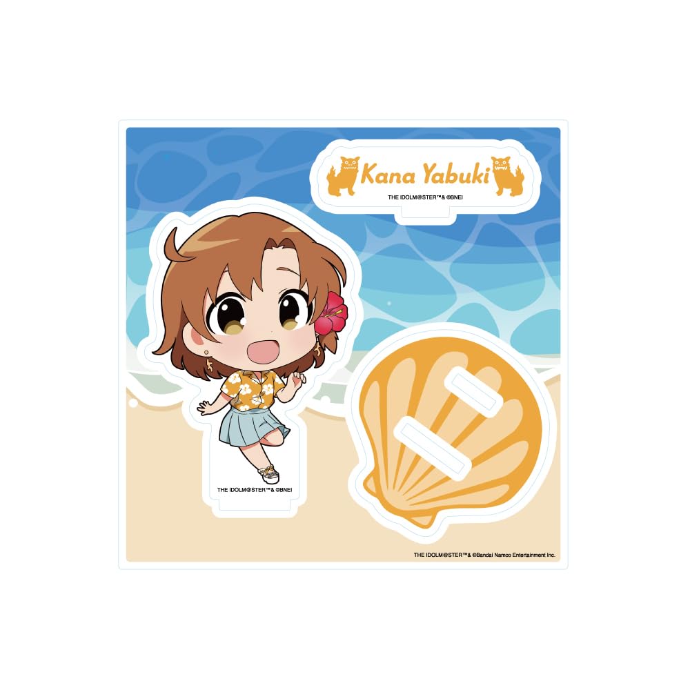 THE iDOLMSTER MILLION LIVE 24 Кана Ябуки Привет версия. [Мини-иллюстрация персонажа] Акриловая подставка
