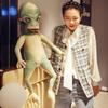 Creative Alien Plush Pillow Funny Doll Prank Toy Soft Crystal Plush Birthday Gift