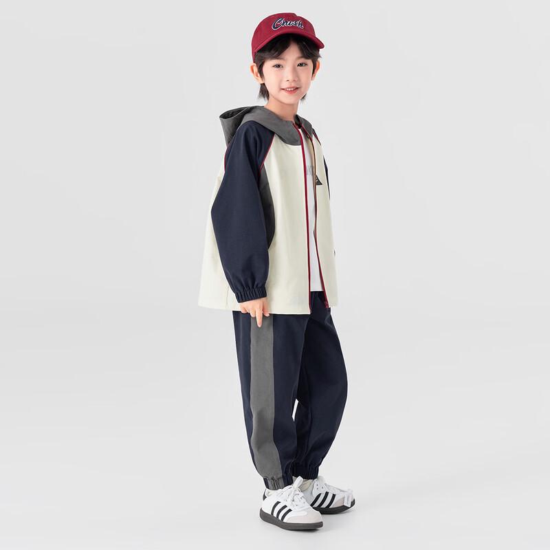 Boys' Outdoor Color-block Softshell Tracksuit Set