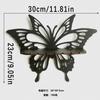 Wooden Craft Butterfly Hollow Crystal Storage Shelf Simple Home Wall Ornament Decoration