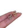Sweet butterfly zircon simulation pearl ear bone clip niche exquisite ear jewelry without ear piercings versatile